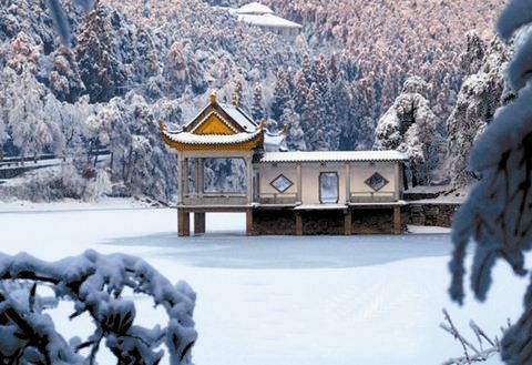 五星庐山滑雪季:庐山 滑雪 美庐 东林大佛 温泉动车3日游>